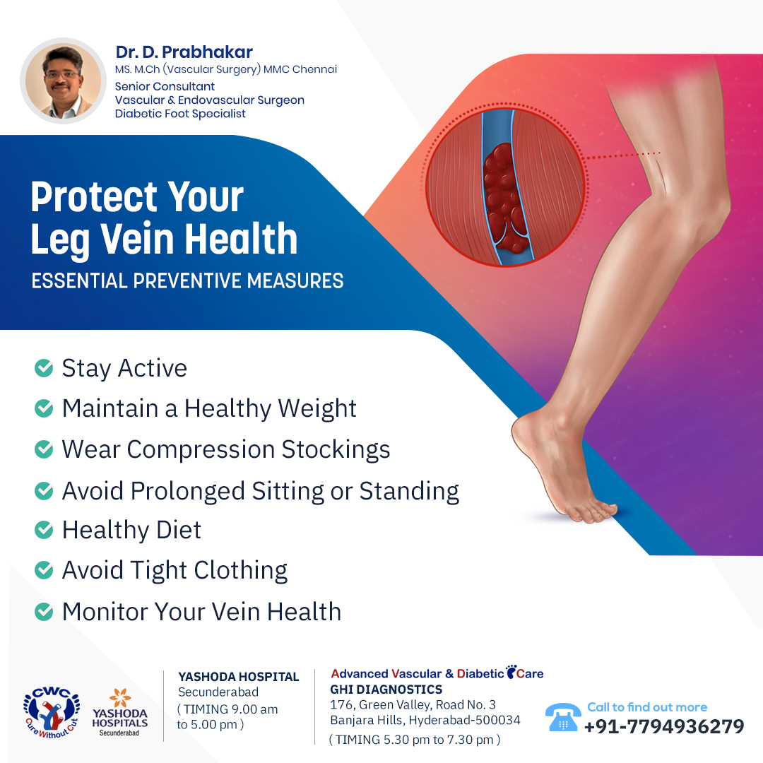 DdrPrabhaKar's tweet image. Maintaining leg vein health is vital for overall well-being, as these veins are crucial for circulating blood back to the heart. Discover key measures to keep your veins strong and healthy.
#HealthyLegVeins #VeinHealthMatters #CirculationSupport #StrongVeins #VascularWellness