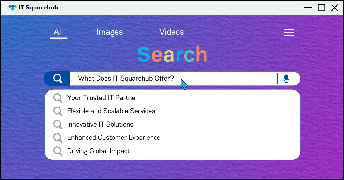 Your trusted partner for seamless IT outsourcing. From scalable solutions to a global impact, we’re here to drive your business forward. 🌍💡

#ITSquarehub #Outsourcing #BusinessSolutions #Innovative