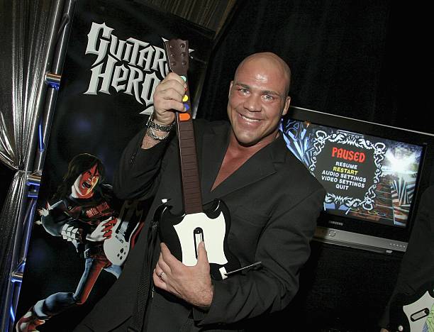 Kurt Angle LOVES Guitar Hero
