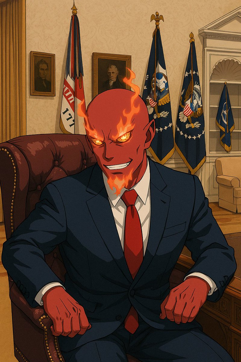 INFERIO’s Presidential Victory Promise 🇺🇸

✅ Overqualified with thousands of years of experience as ruler of the underworld
💣 Trade Tariffs Abolished
🪙 Crypto Reserve = 100% Cronos

#crofam cast your vote 🗳️ 

Full presidential script available in our Discord 

#LOH #anime