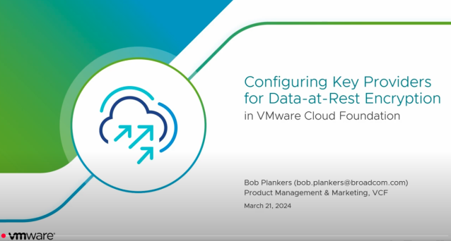 Configuring Key Providers for Data at Rest Encryption dy.si/ZoAP8u