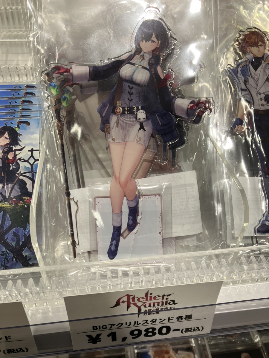 ユミアのアトリエpop up 描き下ろし アクリルスタンド4点ユミア