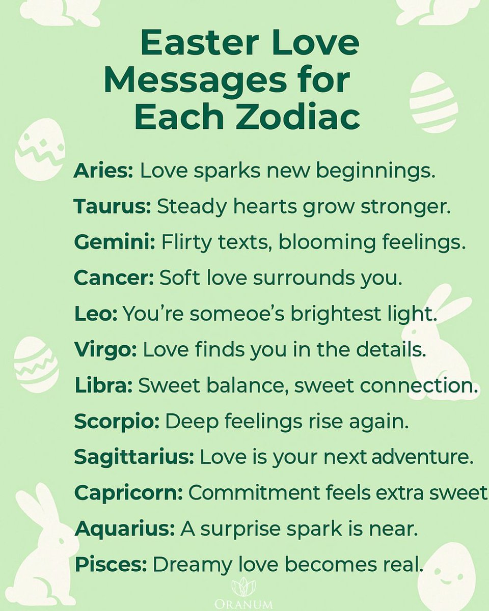 OranumGlobal's tweet photo. Who’s sending you love this Easter? 💚Type "Easter" to claim and connect with a tarot reader!
Find out now with a 90% OFF reading—link in bio! 🔮✨
#EasterVibes #ZodiacLove #TarotReading #Oranum #90off https://t.co/gna1wdN4G7