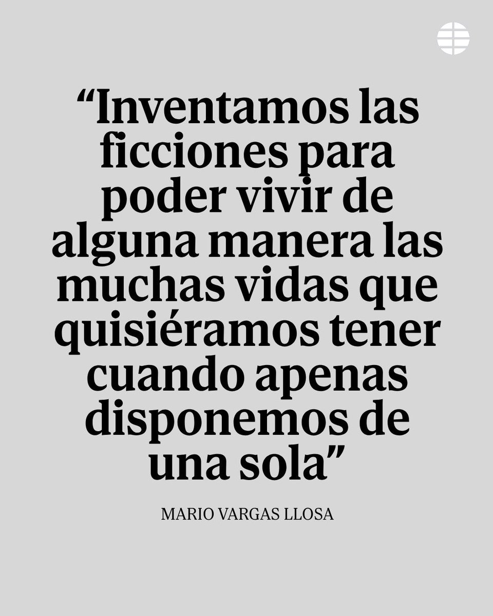 elmundoes's tweet photo. ✍️ Mario Vargas Llosa https://t.co/URHMDivgTl