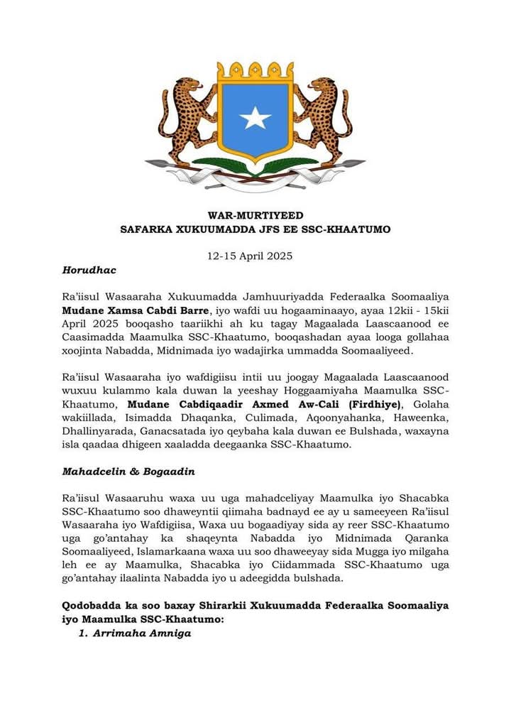 MuhsinZisi's tweet photo. Hambalyo Shacabka Iyo Dowlada SSC-Khaatumo.

Aqoonsiga Buuxa Ee Dawlad Goboleedka SSC-Khaatumo https://t.co/ObxrPyRjAC