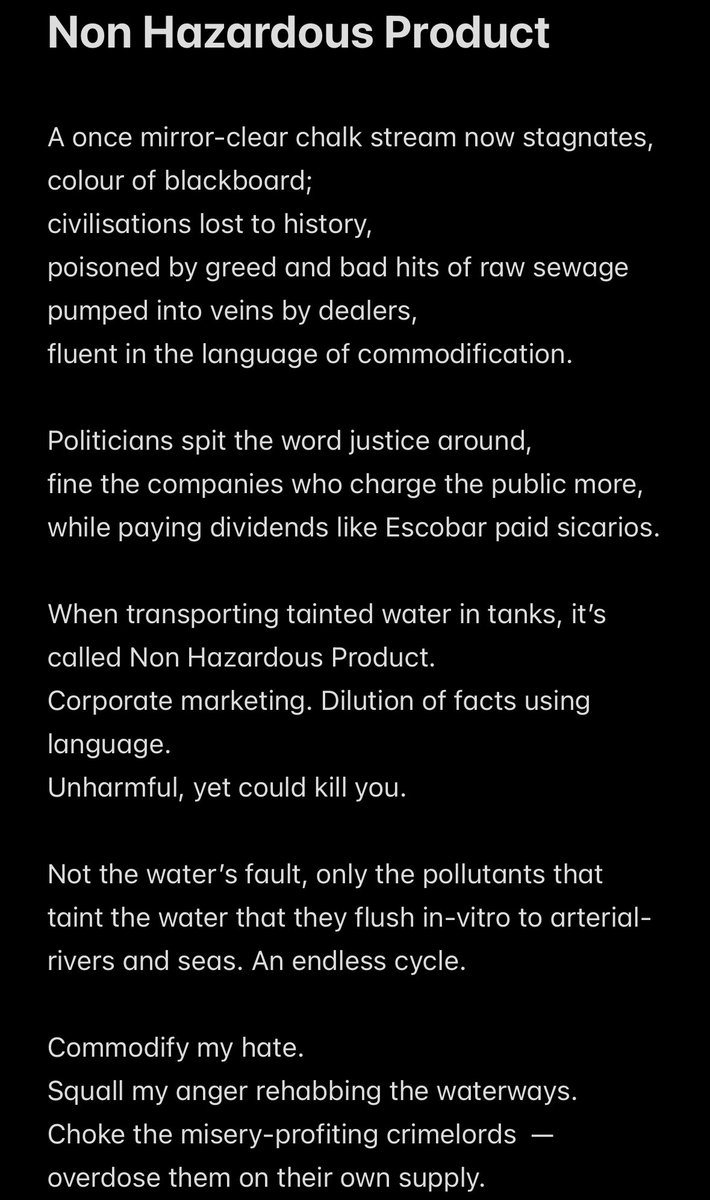 PaulWritesPoems's tweet photo. Hello fellow poets partaking in @TopTweetTuesday. Great to see former laureate @mishiepoet at the front ready to lead this march forward. My piece this week is ‘Non Hazardous Product’.With everything going on in the world we need #protestpoetry. @MatthewMCSmith let’s do this 👊 https://t.co/aVoE4jeGvX