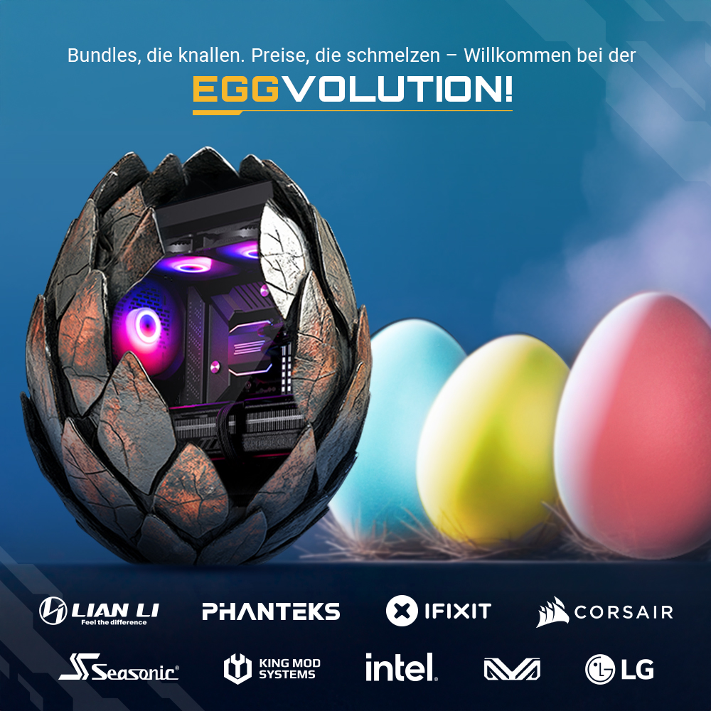 Benny_The_Nerd's tweet photo. (𝑼𝒏𝒃𝒆𝒛𝒂𝒉𝒍𝒕𝒆 𝑾𝒆𝒓𝒃𝒖𝒏𝒈)
Hey, meine #Nerds.

Ihr wisst schon jetzt das ihr zu #Ostern wieder keine #Eier bekommt.
Da habe ich was schönes für euch.

Es sind zwei keine Eier aber die MEGA GEILEN Oster #Angebot von #Caseking.

https://t.co/zVokISeF5d https://t.co/HAhvJ5FbIJ