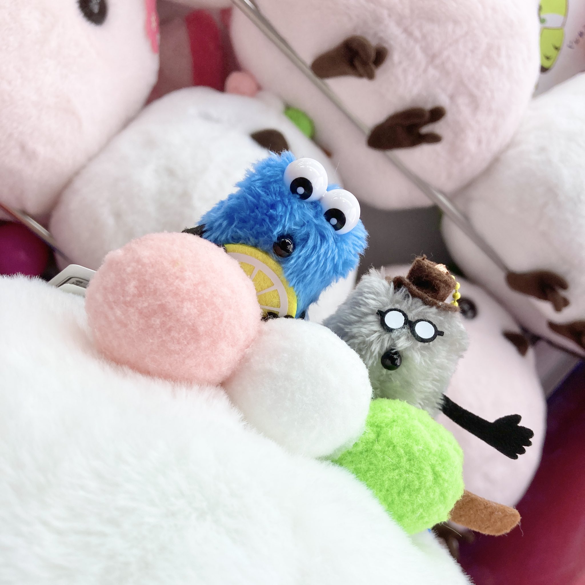 【7個】パペットスンスン　ぬいぐるみ・ひっかけ・フルーツマスコットGiGO限定 7個】パペットスンスン ぬいぐるみ・ひっかけ・フルーツ