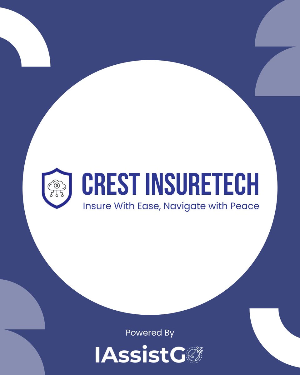 IassistL's tweet image. #iassistinnovationslabs #ielate #iAssist #crest #iAssistGo #Iassistlabs #technology #Claims #CrestInsuretech #healthinsurance #lifeinsurance #motorinsurance #travelinsurance #insurance #india #healthcare #travelinsurance #travel #insuranceagency #insuranceagent #insurancepolicy