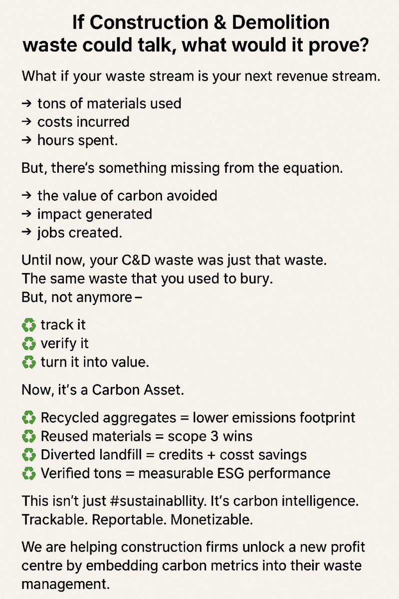 Amitesh Anand | अमितेश आनंद (@acuvator) on Twitter photo 🧐How can your #construction impact turn into credits, recognition, and ROI?
Let's talk! 🧐How can your #construction impact turn into credits, recognition, and ROI?
Let's talk!