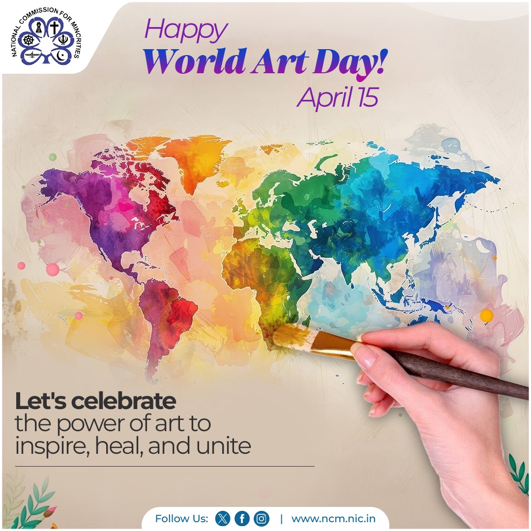 Happy World Art Day! On this special day, we celebrate the boundless power  of creativity and expression. Art transcends borders, unites cultures, and  inspires change. #WorldArtDay #ArtForChange