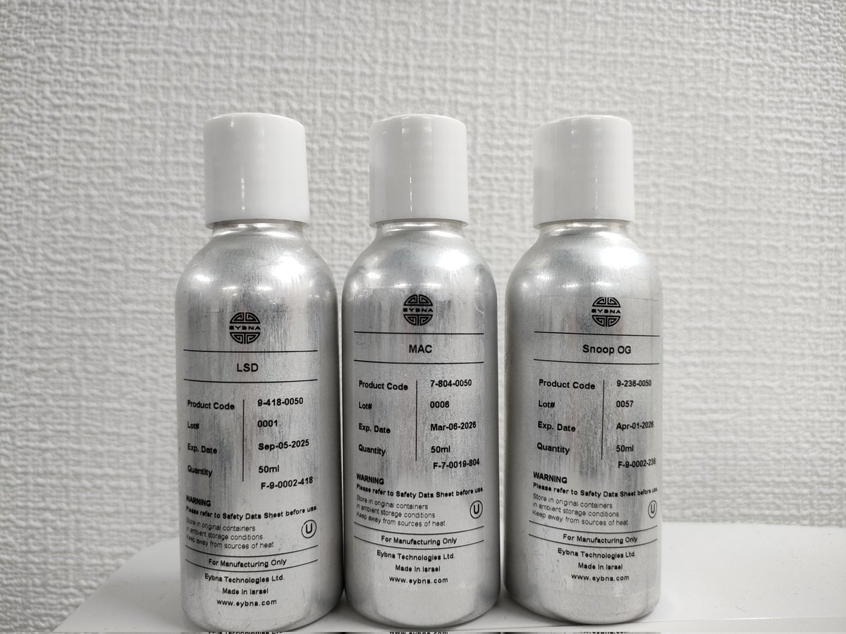 EYBNAより新作ボタニカルテルペン3種類入荷しました✨

どれも入荷のお知らせからすぐにご注文いただいております🙏
早い者勝ちです🙏