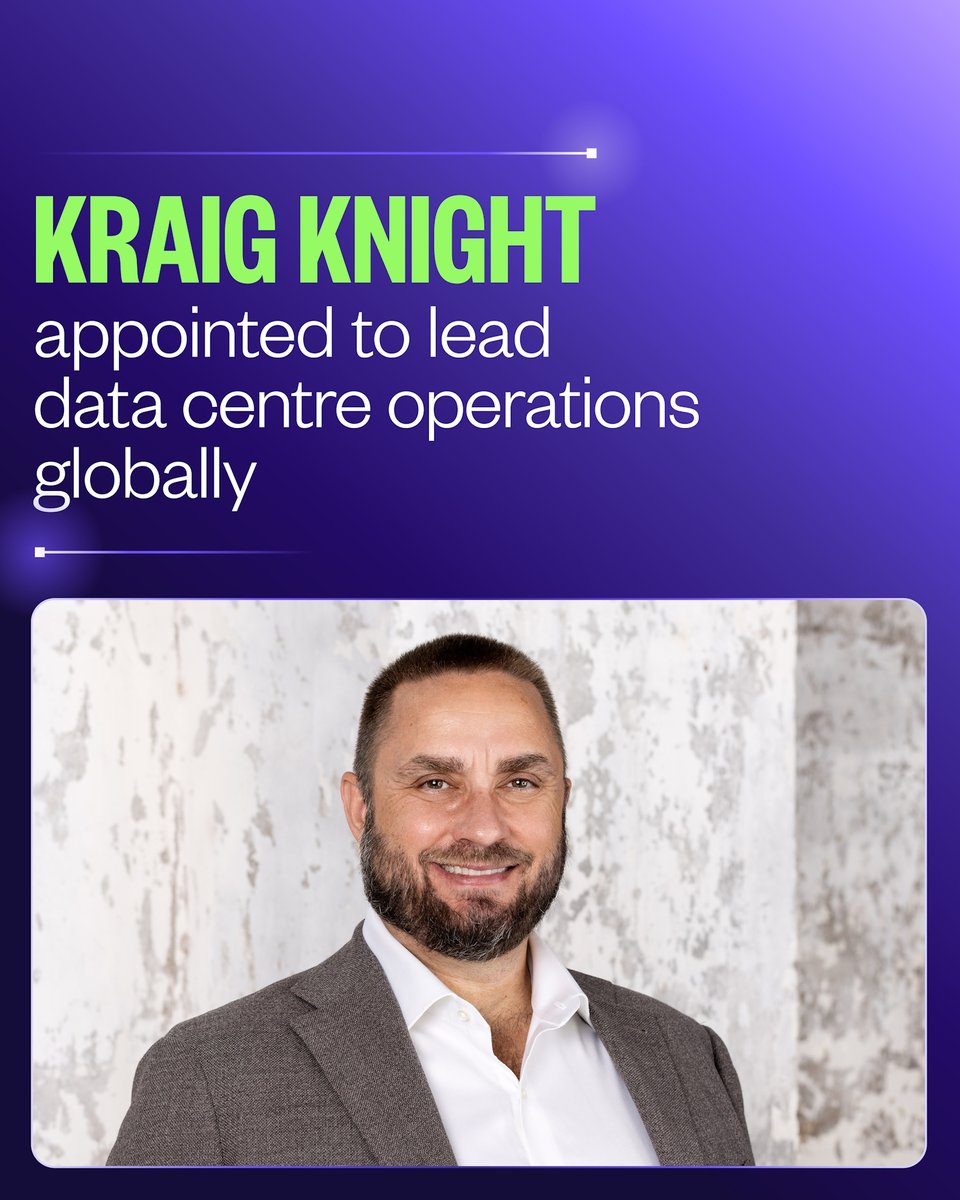 Goodman Group has appointed industry expert Kraig Knight to lead global data centre operations. goodman.com/investor-centr…