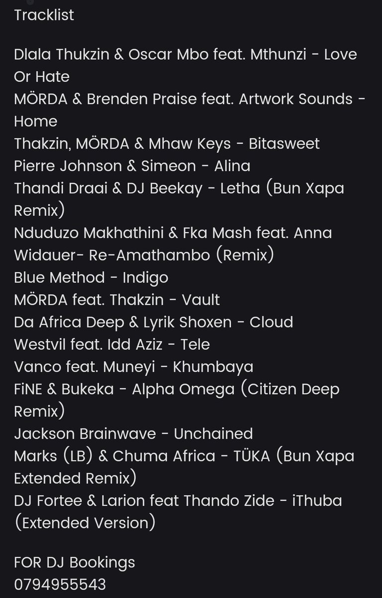 MansionOfHouse's tweet image. 🚨NEW MIX this week 🚨

IPhone link podcasts.apple.com/za/podcast/man…

Android link
hearthis.at/f4mthmvp/mansi…

DOWNLOAD STREAM ENJOY SHARE

#deephouse #housemusic #Afrotech #Afrohouse #3Step