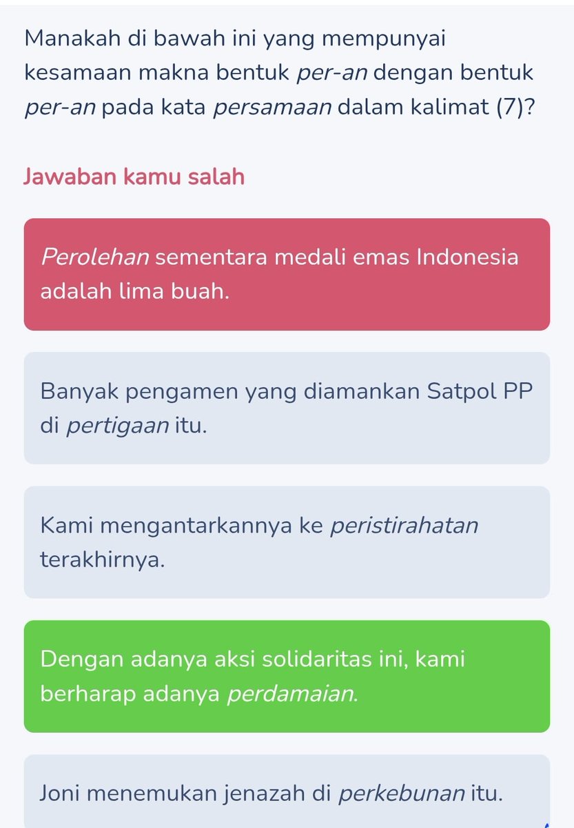 hokuhoumisaki's tweet image. 7. Makna Imbuhan ( 20-30 detik) 
Seperti yang kalian lihat, saya lemah disini. Tipe soal ini harus paham banget mengenai setiap makna imbuhan. Mulai dari makna , Ke-an, Ber-, Me-kan, Pe-an.  Disini saya ada catatan (tubuh kata) mengenai hal tersebut jadi bisa dijadikan patokan.