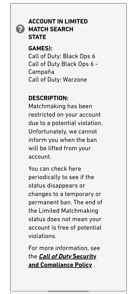 yampihdp's tweet photo. What now, @Activision? It's been 3 months with the famous campaign shadowban, is there any solution?
#cod #Warzone #BO6 #Shadowbanned #shadowbann #activision #ricochet https://t.co/baVXk8RGPd