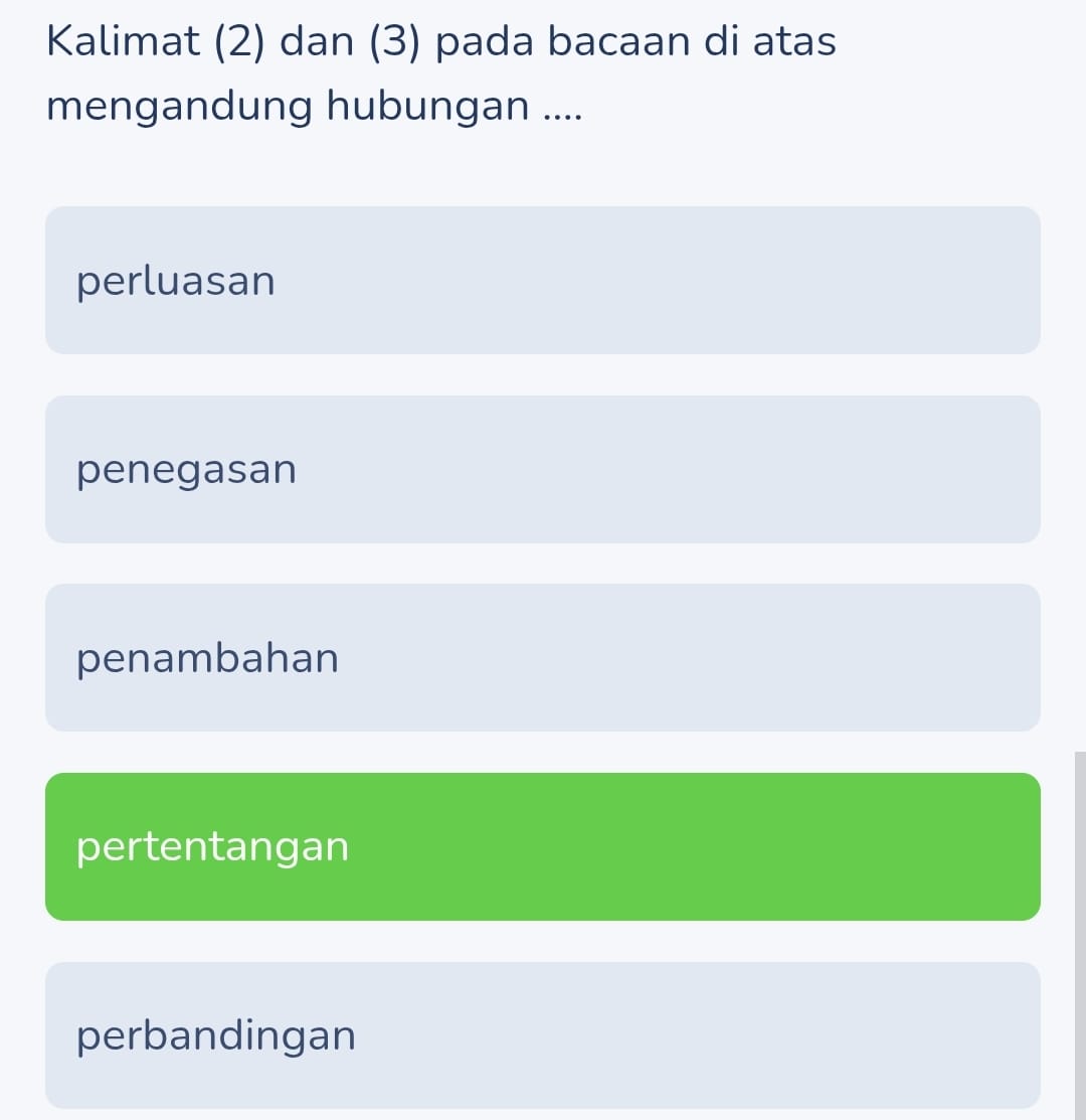 hokuhoumisaki's tweet image. PPU akan saya bagikan menjadi 2 bagian. Pertama, soal yang bisa dikerjakan TANPA melihat teks dan kedua, soal yang harus melihat teks untuk menjawab. 

1.  Hubungan Kalimat (2 detik) . Lihat Konjungsi . 
Selain itu -&amp;gt; Penambahan
Namun -&amp;gt; pertentangan
Bahkan -&amp;gt; Penegasan