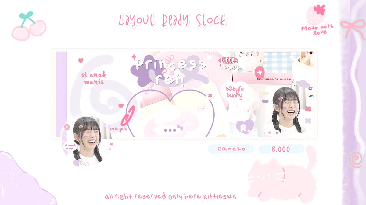 layout readystock gg, price on pict 🌷💗

#zonauang