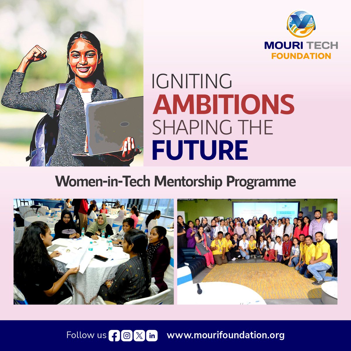 MouriFoundation's tweet photo. Breaking barriers, shaping futures! 🌟 MOURI Tech welcomed aspiring women in tech for mentorship, AI sessions &amp; more—empowering tomorrow’s leaders through MOURI Tech Foundation. 🚀
https://t.co/QZkjPqFKiA
#WomenInTech #ReachForTheStars #MOURITech https://t.co/CjcurnfcBj
