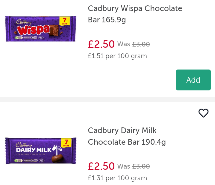 Adam_G666's tweet photo. @IcelandFoods From 9 to 8 to now 7!! And they are smaller. F**k that, anyone who buys Cadbury now is a fool. Won't be buying anymore. Piss take. @CadburyUK https://t.co/ZEmMQz1W88