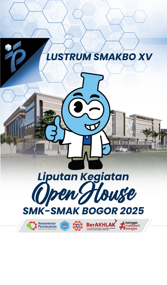 smksmakbogor's tweet photo. Siapa yang belum move on dari kegiatan Open House  tanggal 12 April 2025 di gedung baru SMK SMAK Bogor?👆

Kita juga! Yuk kita saksikan liputan kegiatannya, siapa tahu kamu ada di dalamnya 😉

#openhouse
#lustrumXV
#jarvis
#smakbo https://t.co/0GecEDDurk