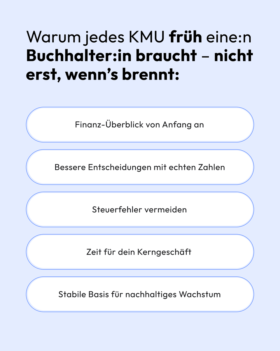 Willst du endlich professionelle Unterstützung in der Buchhaltung? 🙋‍♀️📊
📞 Lass uns reden!
hubs.ly/Q03h9p-s0

#fintech #finanzen #buchhaltung #unternehmer #unternehmen #finanz #startupbusiness #kmu #schweiz #steuerberatung #geschäftsführer