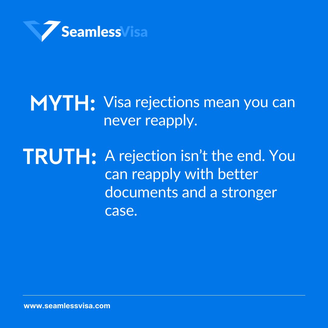 SeamlessVisa_'s tweet photo. Donโt let these myths disrupt your japa plan oo.
Send us a DM today to book a free consultation session or get started at https://t.co/Q0aCvtTCcZ to ensure you have a seamless experience applying for visa.
#VisaFacts #TravelMyths #ImmigrationHelp #VisaApplication #StudyAbroad https://t.co/95mztrBs7z