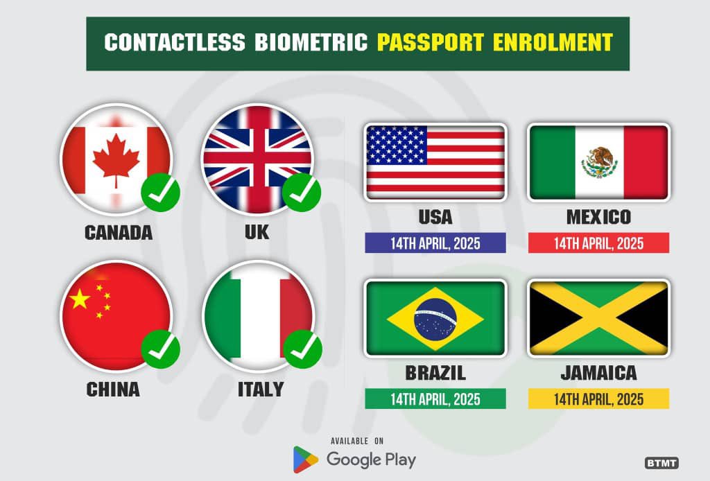 Darpor__'s tweet photo. Get Your Passport Renewal Done in Minutes!
-Download the app from play store
-Fill out the online application form
-Upload required documents
-Pay the application fee
-Get your passport renewed and delivered to your doorstep
#ContactlessInUS
#RenewedHope
Olubunmi Tunji-Ojo https://t.co/BocZAADS3G