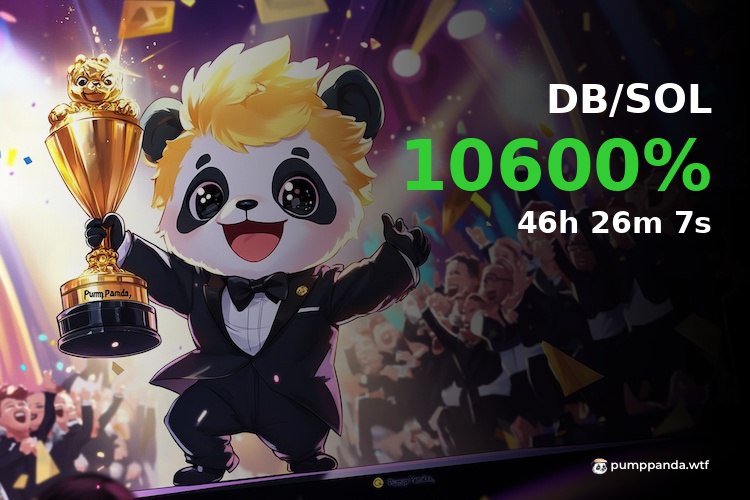 $DB up 106.0x! 🚀

Called in our free Pump Panda signal group at $57.0K marketcap.

Many more bangers in our free group. Join now via the link in our bio and win with our community! 🐼

Top performers last 24h:
$memecoin - 147.0x
$DB - 106.2x
$白虎 - 11.8x
$CATTTT - 9.5x
$HUG -