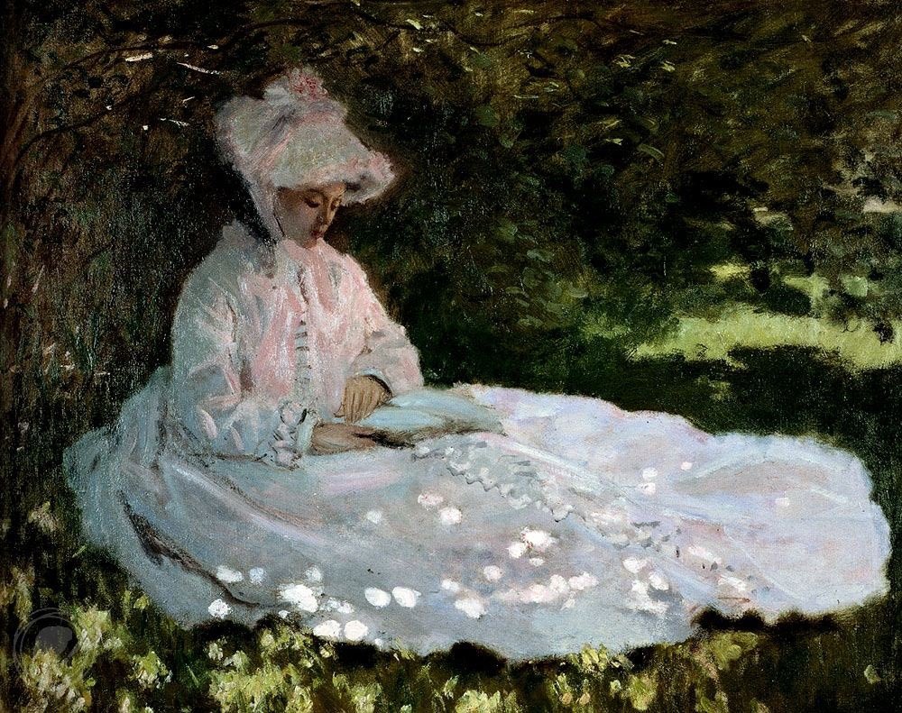 A Woman Reading, Claude Monet. 1872.