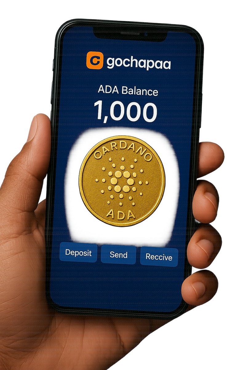GoChapaa's tweet photo. When we asked which coins you’d love to see on the #gochapaawallet , ADA @Cardano_CF came in strong as one of the top picks!
So, what exactly is ADA? 👇
ADA is the native token of the Cardano blockchain, one of the most respected and research-driven blockchains in the world. It was built to bring smart contracts, dApps, and scalable solutions to people across the globe especially in regions like Africa.
Why ADA is a big deal:
✔️ It’s energy-efficient
✔️ Known for security & peer-reviewed tech
✔️ Affordable transactions
✔️ Built to support real-world use cases (like agriculture, education, and identity systems)
@cardano_updates believes in real change for real people, and so do we. That’s why we’re thrilled to have ADA joining the @GoChapaa wallet lineup.
👉 Have you signed up yet?https://t.co/ao0GY04fI5
Get started with GoChapaa today and be ready to save, and spend your favorite coins like ADA all from your phone.
#gochapaa #cardano #ADA #cryptoafrica #blockchainforall #financialfreedom #multichainwallet #cryptokenya #web3africa