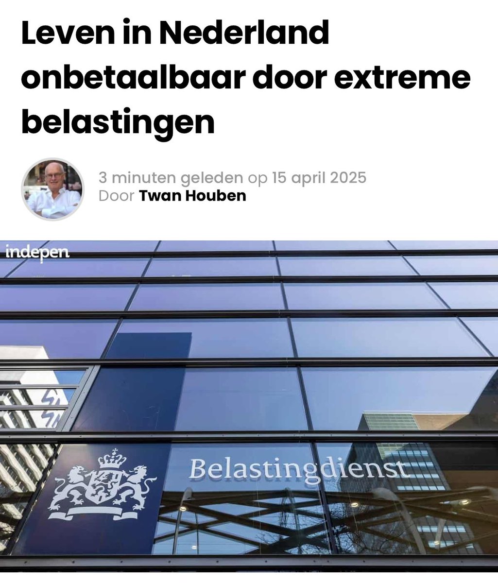 indepen_media's tweet photo. Onze belastingdruk werd de laatste tien jaar onvoorstelbaar opgevoerd ten opzichte van andere EU-lidstaten, armoede nam toe en inflatie behoort tot de hoogste in de Europese Unie. Nederland is financieel onleefbaar aan het worden. Zeker als je de vergelijking met buurland Duitsland trekt. Dus een vergelijking in kosten van levensonderhoud tussen de landen. De verschillen zijn onacceptabel en tekenen het faillissement van de vaderlandse politiek.

Verder lezen? Kijk op onze website: https://t.co/8NoPVUL7Bd