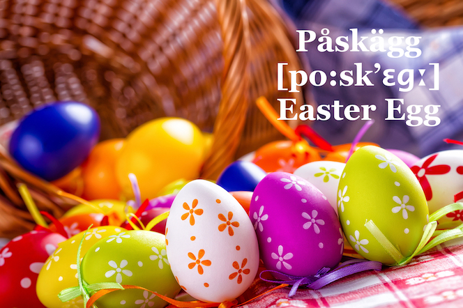 #Swedish word of the week: #Påskägg (#easter egg(s)). A compounded word made out of påsk (easter) + ägg (egg(s)). Vad tycker du om påskägg?