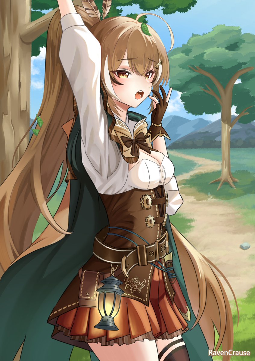 RavenCrause's tweet photo. Mumei after nap~ 🪶
#drawMEI #hololive #HoloEN https://t.co/FEHxD5bllf