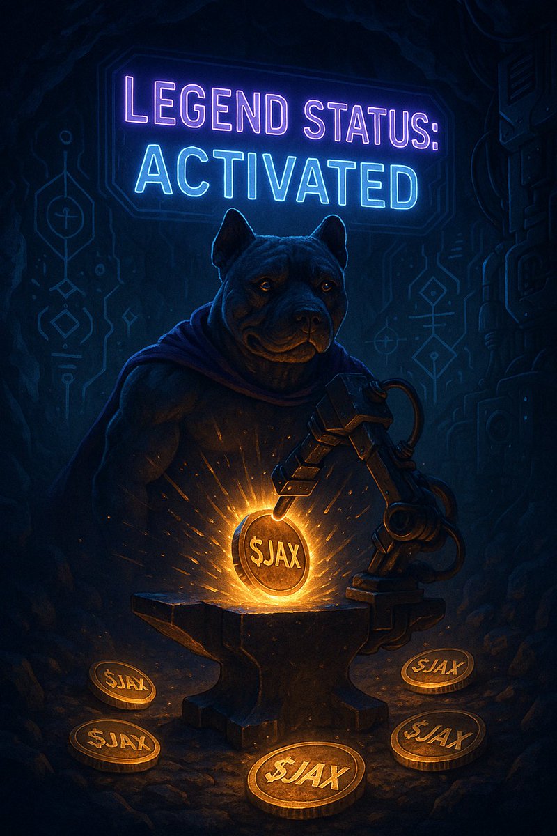jaxinu's tweet photo. Legends Aren’t Bought. They’re Minted.
Don’t follow the hype. Become the signal.
With JAX, every meme tells a story — and every story is backed by impact.
Join the ecosystem rewriting crypto culture.
#MintedByJAX #CryptoLegend #MemeReFi #JAXNation https://t.co/e49RLPTaxp