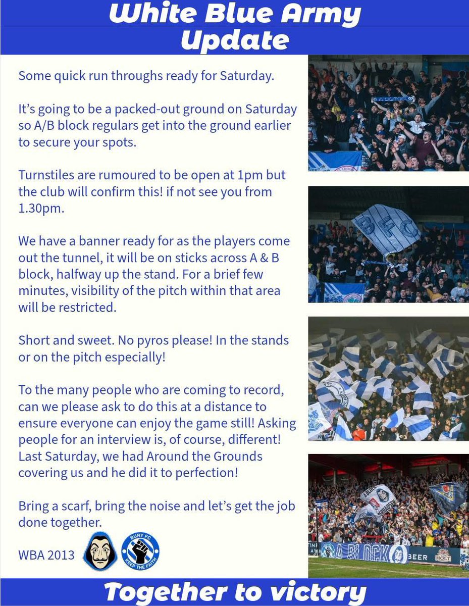 whitebluearmy's tweet image. Together to victory ⬜️🟦