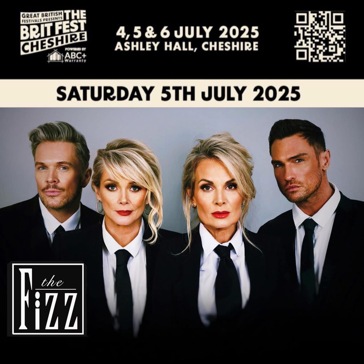 TheBritFestUK's tweet photo. 🎤 The Fizz are coming to The Brit Fest 2025
📍 Ashley Hall, Cheshire. 

@TheFizzCMJ 

Get ready for a full-on 80s singalong as Cheryl Baker and Jay Aston — original members of Bucks Fizz — take to the stage on Saturday 5th July!

Expect all the iconic hits like:
🎶 Making Your Mind Up
🎶 The Land of Make Believe
🎶 My Camera Never Lies

They’ll be joined by Matthew Pateman and Nikk Mager, bringing a fresh energy to that unmistakable Fizz sound!

You’ll also see an incredible Saturday line-up including:
⭐ UB40 feat. Ali Campbell
⭐ Midge Ure
⭐ Thompson Twins’ Tom Bailey 
⭐️ Blancmange 
⭐ Cutting Crew
⭐ Hue & Cry
⭐ Katrina (formerly of Katrina & The Waves)

It’s going to be a HUGE day at The Brit Fest 2025!

🎟 Tickets flying – grab yours now: https://t.co/HfiOYdKX5q

#TheBritFest #BritFest2025 #TheFizz #BucksFizz #MakingYourMindUp #80sLegends #AshleyHall #CheshireEvents #FestivalVibes