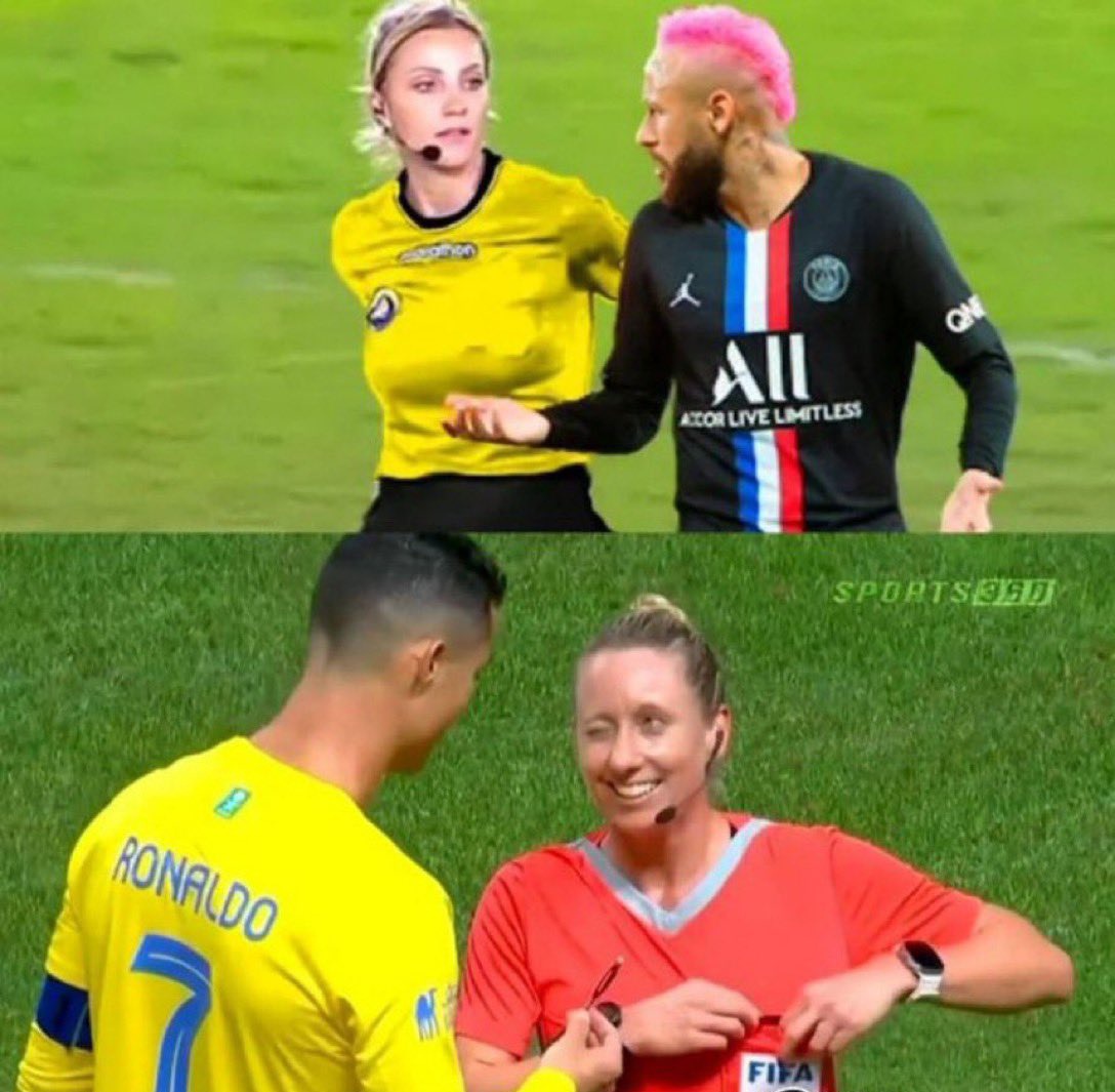 Rare Moments With Female Referees.

A  Thread.🧵