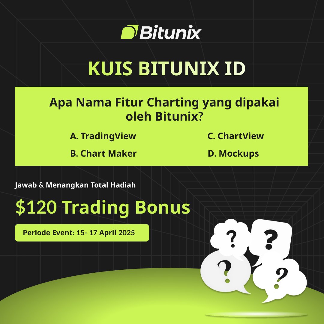 Bitunix Indonesia (@bitunixid) on Twitter photo 🎉 KUIS BITUNIX INDONESIA
🏆 Total Hadiah: $120 USDT (Trading Bonus)
🎯 Untuk 12 pemenang beruntung!
GM komunitas crypto Indonesia!
Siap-siap rebut kesempatan menang bonus USDT dari Bitunix! 💸
Caranya:
1️⃣ Follow <a href="/BitunixID/">Bitunix Indonesia</a>
2️⃣ Like + repost, lalu jawab pertanyaannya di kolom 🎉 KUIS BITUNIX INDONESIA
🏆 Total Hadiah: $120 USDT (Trading Bonus)
🎯 Untuk 12 pemenang beruntung!
GM komunitas crypto Indonesia!
Siap-siap rebut kesempatan menang bonus USDT dari Bitunix! 💸
Caranya:
1️⃣ Follow <a href="/BitunixID/">Bitunix Indonesia</a>
2️⃣ Like + repost, lalu jawab pertanyaannya di kolom