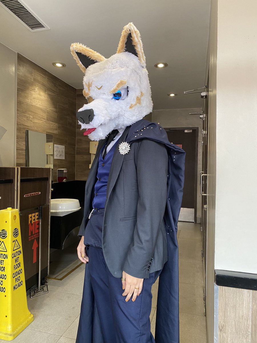 Went to a university party looking like this

#fursuiting #FursuitEveryday