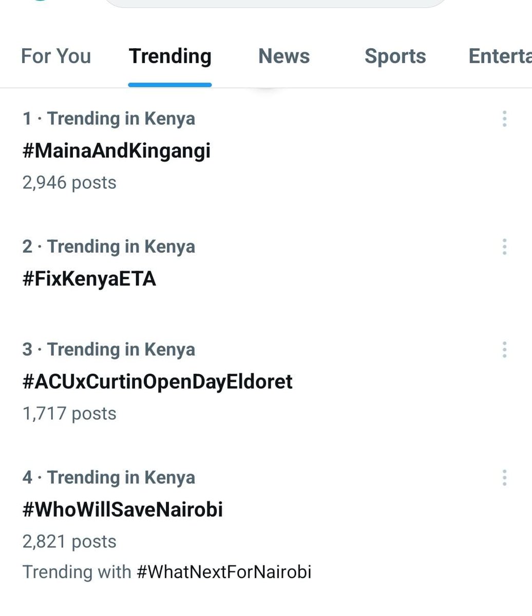 Every tweet today is a voice for the driver who didn’t get work, the guest who never arrived, and the tour that got cancelled.
#FixKenyaETA
#fixKenyaETA <a href="/rebecca_miano/">CS Rebecca Miano, EGH</a> <a href="/StateHouseKenya/">State House Kenya</a> <a href="/StandardKenya/">The Standard Digital</a> <a href="/mohammedhersi/">Mohammed Hersi : Mr Optimist</a> <a href="/HusseinMohamedg/">Hussein Mohamed, MBS.</a> <a href="/LarryMadowo/">Larry Madowo</a> <a href="/magicalkenya/">Kenya Tourism Board</a> <a href="/JuneChepkemei/">June Chepkemei</a>