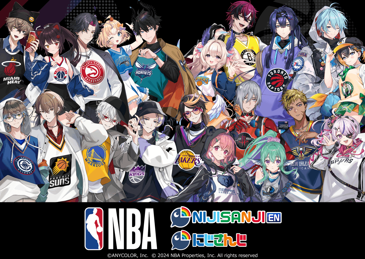 NBA NIJISANJI EN レン ゾット Ren Zotto NBA×NIJISANJI EN キャラ