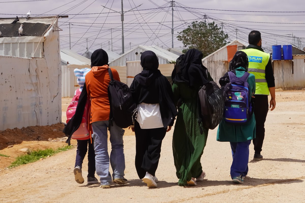 In coordination with <a href="/UNICEFJordan/">UNICEF Jordan - يونيسف الأردن</a>—<a href="/UNHCRJordan/">UNHCR Jordan</a> &amp; its partners -<a href="/PlanInterJordan/">Plan International Jordan</a>, <a href="/actedjordan/">@ACTEDJordan</a>, <a href="/IFH_KHF/">@IFH_KHF</a>- launched the #WalkFromSchool initiative to safely accompany girls home in #AzraqCamp. 

Every child deserves a safe journey💙