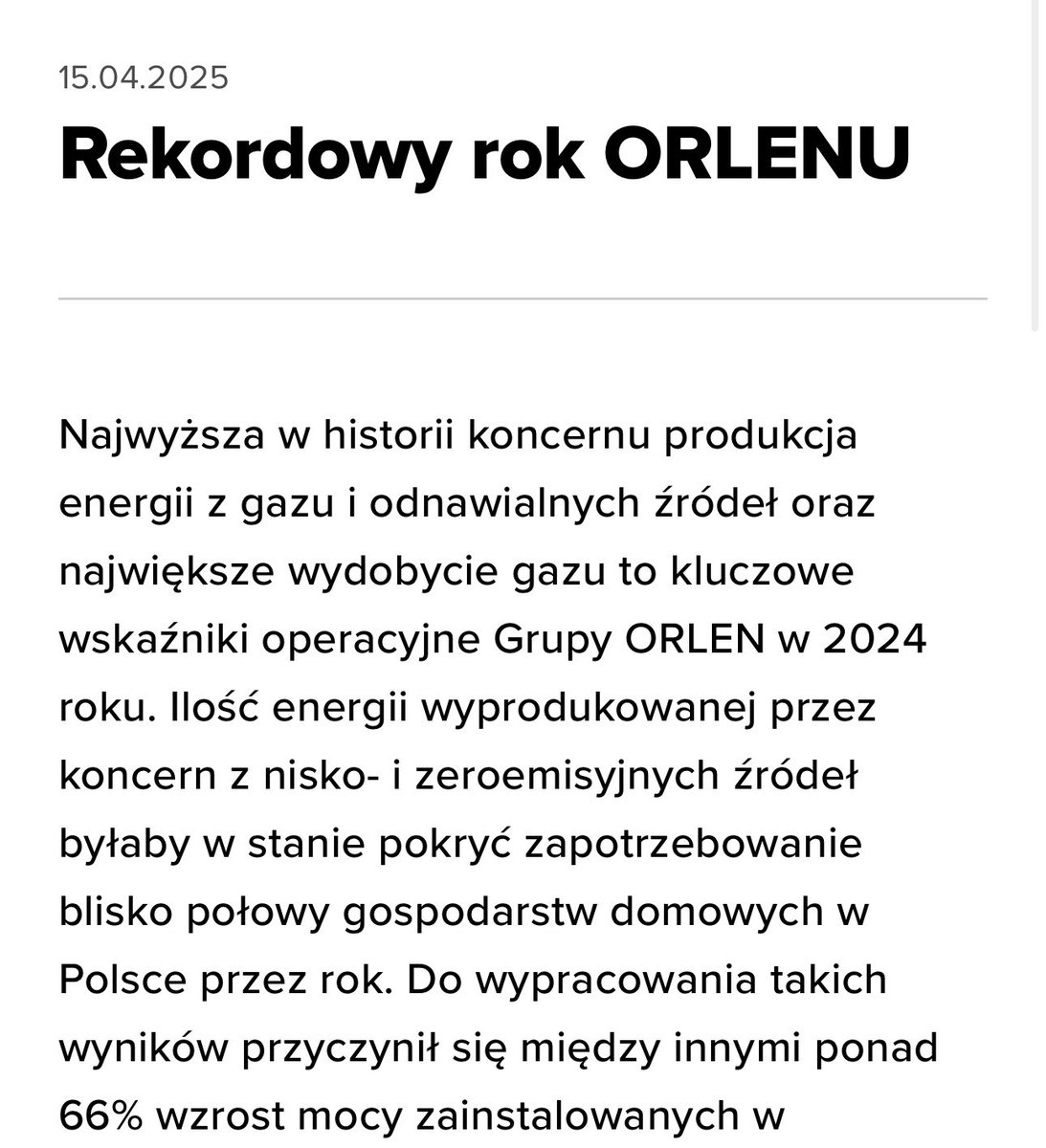 DanielObajtek's tweet photo. O wynikach @GrupaORLEN za 2024 rok w mediach - cisza. Są tak złe, że obecny Zarząd koncernu zapewne chciałby je zamknąć głęboko w szafie:

Zysk netto za 2024 rok: 1,4 mld zł (19,6 mld MNIEJ niż w 2023 roku) ❗️❗️❗️

Prezes Fąfara zapowiadał buńczucznie przywracanie ładu korporacyjnego, tymczasem koszty ogólnego zarządu poszły w górę: 6,1 mld zł ❗️

Zamiast tego biuro prasowe pisze laurkę, która de facto jest laurką dla mojego Zarządu, bo skala działalności ORLENU w zakresie produkcji nisko- i zeroemisyjnej energii oraz wydobycia gazu to w zdecydowanej większości efekt naszych działań inwestycyjnych i akwizycyjnych 👇