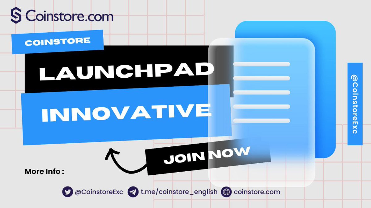 youngpac069's tweet photo. New to crypto? π Or already deep in the game? π―
Coinstore Launchpad π makes early-stage investing effortless π€ for everyone.
#CryptoStarter @CoinstoreExc @Launchpad https://t.co/PmAShvJRNo