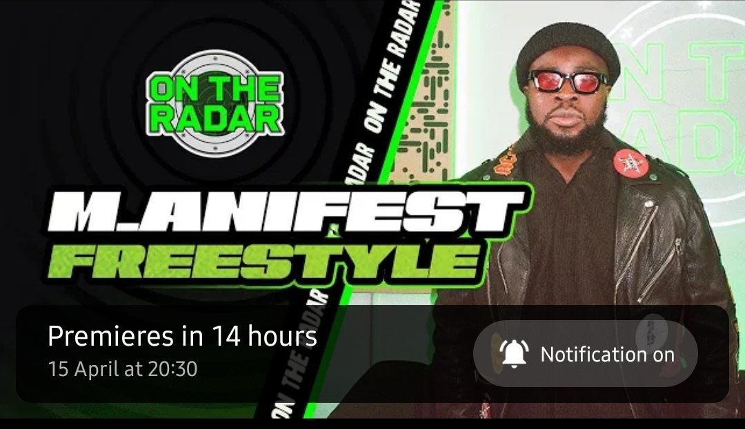 RapGhana's tweet photo. 🎙️RapGhana 🇬🇭 🎶
🚨 #INCOMING 🚨
GodMc @MANIFESTIVE REPRESENTATING GHANA 🇬🇭 LIVE IN 14 HOURS TIME WITH @ONTHERADARRADIO.

YOU KNOW HOW HE EATS WHEN IT'S FREESTYLE TIME 🐐. 

SUPER HYPED #GHANARAP 🇬🇭 🔥 👇 https://t.co/7lyEn8z9TK