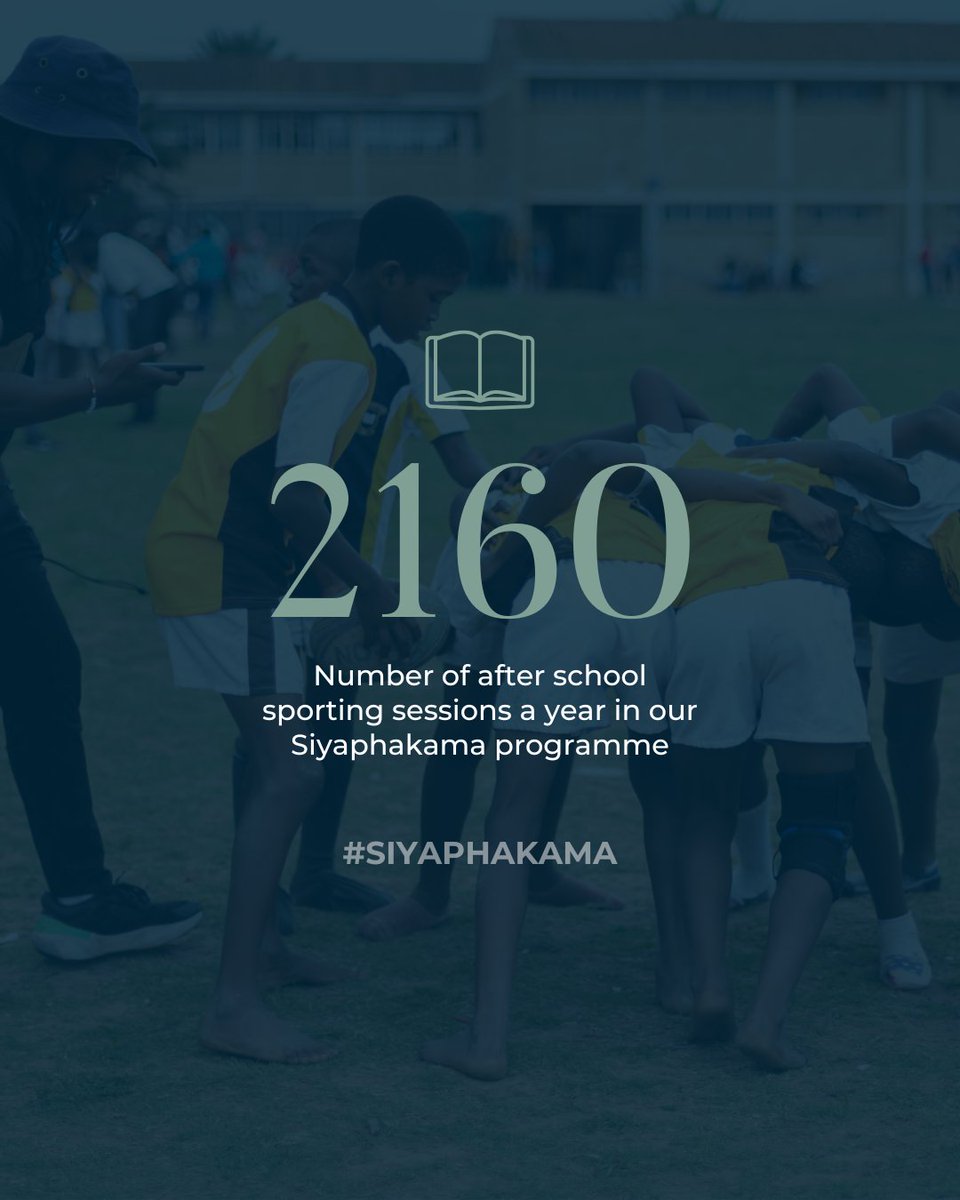 Through Siyaphakama, we’re driving real change in six schools in Zwide.

With an estimated 2160 after-school sporting sessions each year, boys and girls gain access to structured, inclusive sports across multiple codes — building skills and confidence.

#Siyaphakama