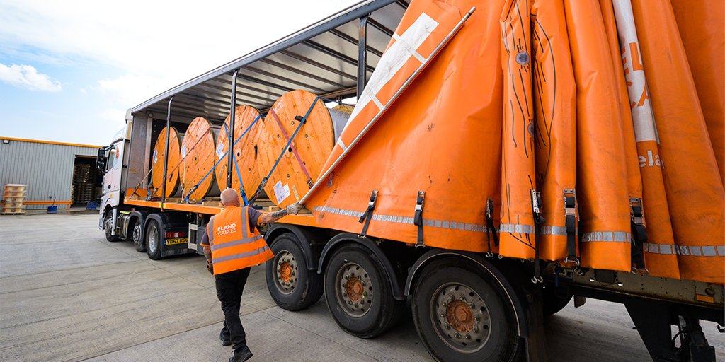 Eland_Cables's tweet photo. Another load secured and ready to hit the road. Our #tailoredlogistics team deliver your cables where and when you need them. https://t.co/9wzy3BCtxp
#elandcables #trucktuesday #dedicatedfleet #electricalengineering #qualitymatters #ElectricalCables #CableSolutions https://t.co/NqfuqHnjfd