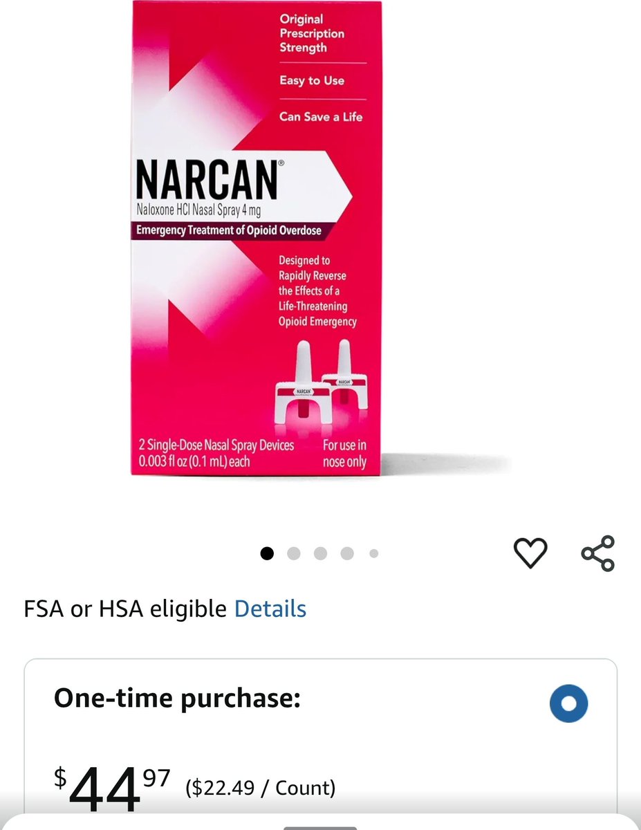Ninkillim's tweet photo. @Catch12345678 @BoserHoes @CNviolations Narcan does cost money, it just isn't profitable like insulin is. https://t.co/cFXQKyDMRE