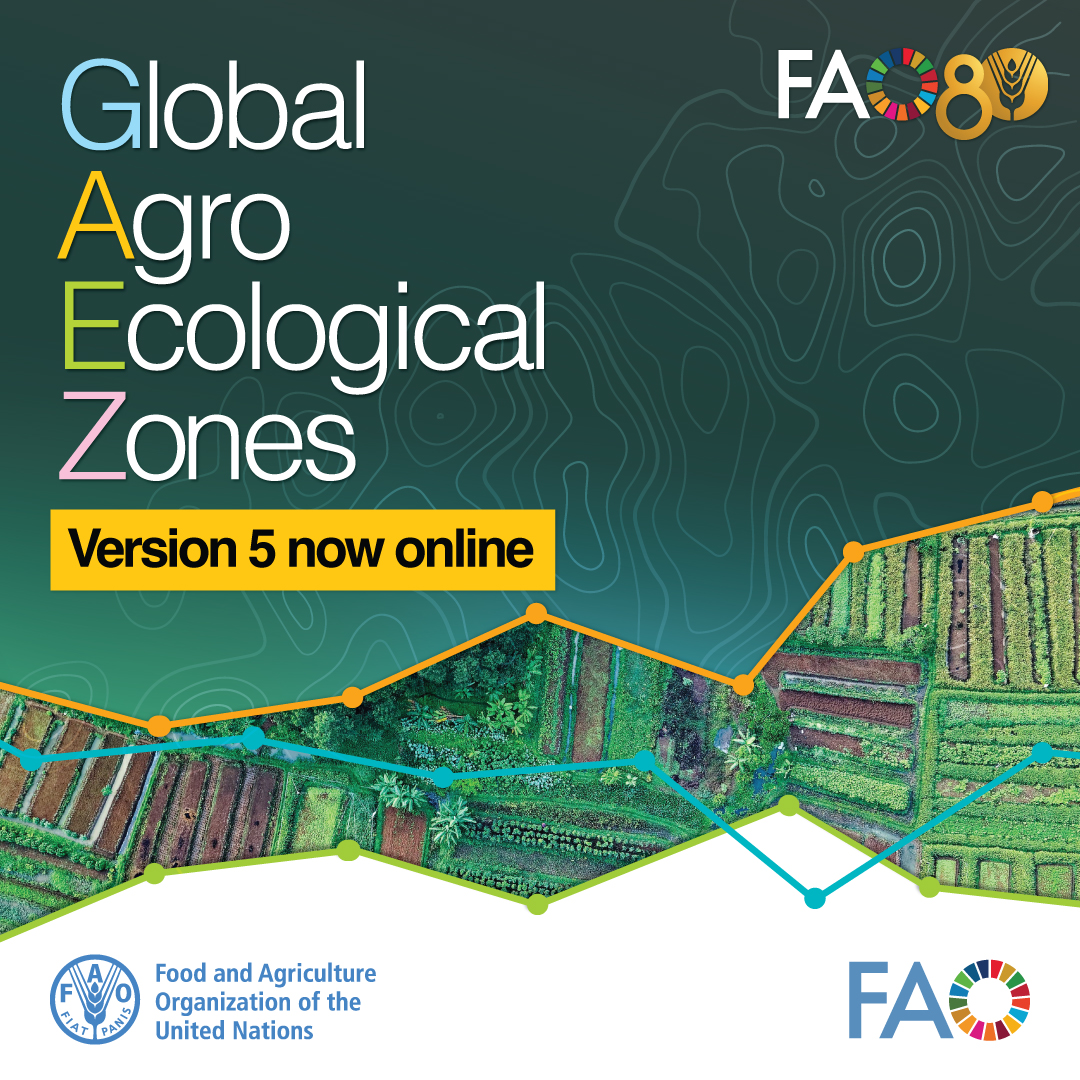 🚀 GAEZ v5 is online!

Explore the new GAEZ v5 Data Portal — an open-access platform offering updated datasets, enhanced methodology, and improved tools to assess land productivity and climate change impact. 🌾

More info ➡️ fao.org/gaez/en/